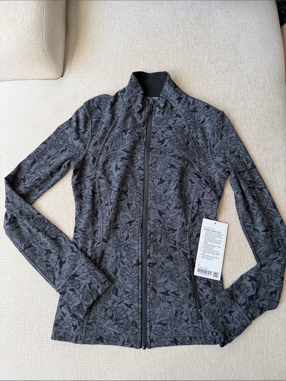 lululemon athletica NULU Floral Zip-Up Jacket